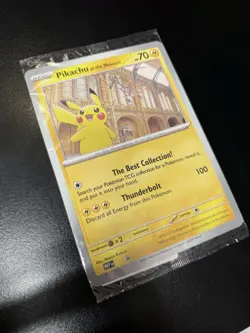 Pokemon Pikachu At The Museum Promo In Hand Brand New Sealed x25 - Image 2