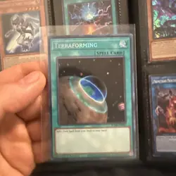 Yugioh! MP Terraforming - BLMR-EN087 - Secret Rare - 1st Edition Moderately Play - Image 1