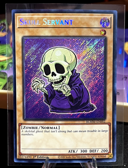 Skull Servant 1st Edition Secret Rare BLMM-EN002 (NM) Yu-Gi-Oh! - Image 1