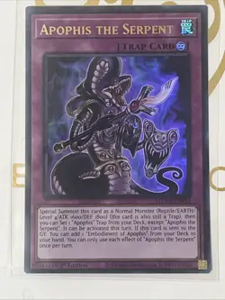 YUGIOH MZTM-EN010 Apophis the Serpent Ultra Rare 1st Edition NM - Image 1