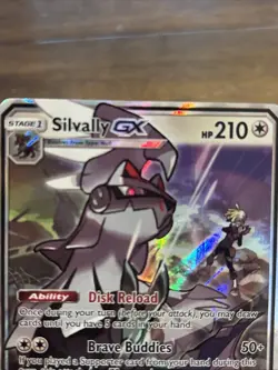 Silvally GX 184/236 ULTRA RARE Holo Cosmic Eclipse Pokemon TCG Card - Image 2
