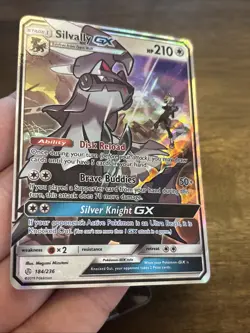 Silvally GX 184/236 ULTRA RARE Holo Cosmic Eclipse Pokemon TCG Card - Image 5