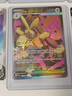 Pokemon Cinderace/Mega Lopunny/Unown Full Arts/Illustration Rare Holo Cards - Image 3