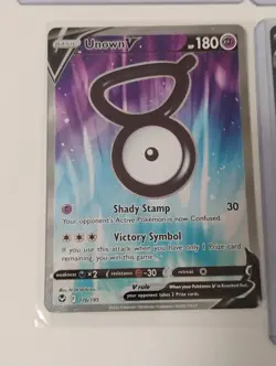 Pokemon Cinderace/Mega Lopunny/Unown Full Arts/Illustration Rare Holo Cards - Image 4