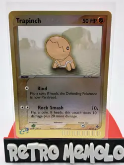 Pokemon TCG Card 2003 Dragon eCard Trapinch 79/97 Reverse Holo - Image 1