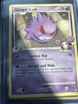 Pokemon Gengar GL Rising Rivals 40/111 70 HP Uncommon Regular TCG Card 2009 - Image 1