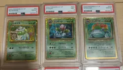 PSA 10,9 SEQ CLF Charizard Venusaur Blastoise 9 cards set Pokemon Classic 2023 - Image 3