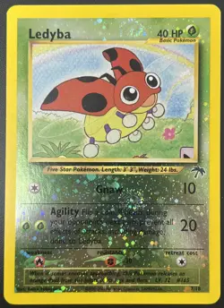 Ledyba 7/18 Southern Islands Rare Pokemon Card NM - Image 1