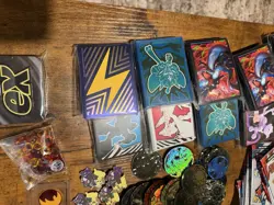 Pokemon Accessories Lot (Card Sleeves,Fun Packs,Coins,Dice,Deck Box) - Image 3