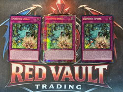 Dominus Spiral Playset 3x Yu-Gi-Oh! Trap Card Lot (1 Secret Rare + 2 Super) - Image 1