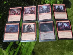 MTG Vampire x8 Famished Foragers(FOIL)Blood Hypnotist,Mounted DreadKnight - Image 1