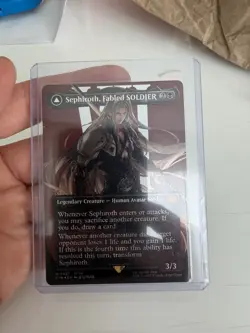 Sephiroth, Fabled Soldier Surge foil MTG final Fantasy MINT - Image 5
