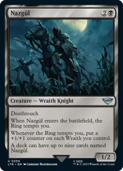 Nazgul (0339) #339 (NM) Lord of the Rings LTR Magic MTG - Image 1