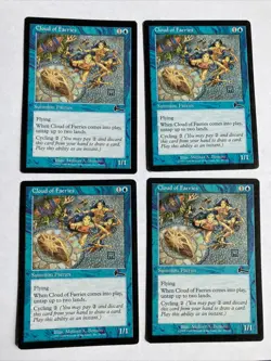Cloud of Faeries 4x Urza's Legacy MTG x4 LP/MP - Image 1