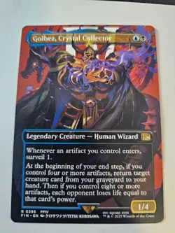 MTG - Golbez, Crystal Collector Borderless - Final Fantasy - Image 1