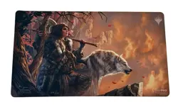 Magali Villeneuve Double Sided Playmat Huntmaster/Ravager of the Fells #’d /620 - Image 1