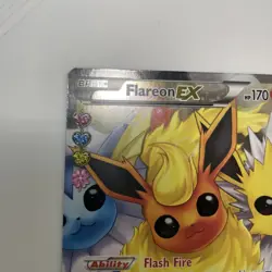 Flareon EX Full Art RC28-32 Pokemon Generations: Radiant Collection Holo 2016 NM - Image 3