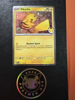 Pikachu (Pokemon Day 2026) 051/162 with coin - Image 1