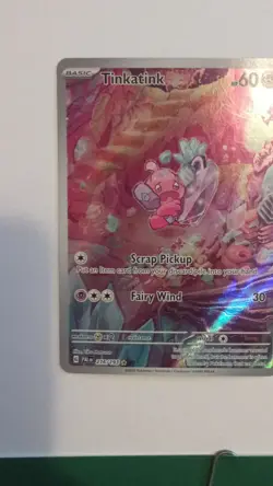 Pokemon TCG Tinkatink 216/193 SV: Paldean Fates Full Art Holo Rare Basic Psychic - Image 1