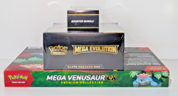 Lot of 3 Pokemon TCG - Mega Evo Ex Collection Boxe + 1 Booster Bundle + 1 ETB - Image 1