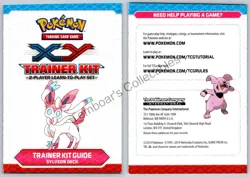 2014 Pokemon TCG 💥 XY Sylveon & Noivern Trainer Kit Guides Only💥 - Image 2