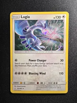 Lugia 131/181 Holo Rare Holo SM - Team Up Pokemon LP - Image 2