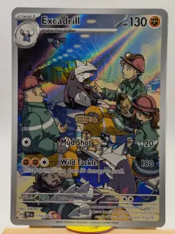 Pokemon TCG Excadrill 174/162 Illustration Rare Holo - JA199 - Image 1