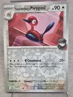 Team Rocket’s Porygon2 154/182 Reverse Holo Common Pokemon Destined Rivals NM - Image 1