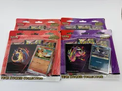 Pokemon Mega Evolution Ascended Heroes Tech Sticker Collection Lot of 4 Sealed - Image 1