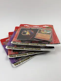 Pokemon Mega Evolution Ascended Heroes Tech Sticker Collection Lot of 4 Sealed - Image 3