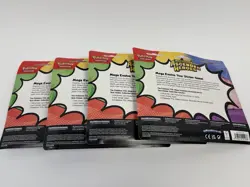 Pokemon Mega Evolution Ascended Heroes Tech Sticker Collection Lot of 4 Sealed - Image 4