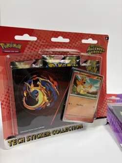 Pokemon Mega Evolution Ascended Heroes Tech Sticker Collection Lot of 4 Sealed - Image 5