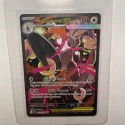 Mega Lopunny ex 128/094 Phantasmal Flames Holo Special Illustration Rare Pokemon - Image 1
