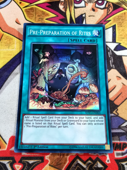 Pre-Preparation of Rites shvi-en065 1st Edition (VLP) Super Rare Yu-Gi-Oh! - Image 1