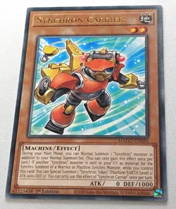 YGO MAGO-EN094 R Synchron Carrier MAGO-EN094 Yu-gi-oh Or Maximum 1st Ed NM - Image 1