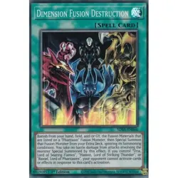 SDSA-EN046 Dimension Fusion Destruction Super Rare 1st Edition NM YuGiOh TCG - Image 1