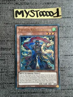 Carte Yu-gi-oh! Typhon Radieux Swen DOOD-FR014 Ultra Rare Francais - Image 1