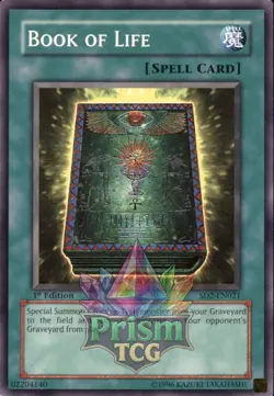 1st Ed Book of Life SD2-EN021 Yugioh - Image 1