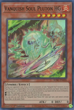 1X NM Vanquish Soul Pluton HG - WISU-EN020 - Super Rare 1st Edition - yugioh - Image 1