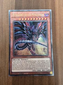 Yu-Gi-Oh! RA04-DE003 Rotaugiger finsterer Metalldrache 25th QCSR NM 1st - Image 1