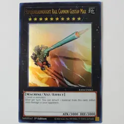 Superdreadnought Rail Cannon Gustav Max - RA04-EN063 - NM - Ultra Rare - 1st ed - Image 1