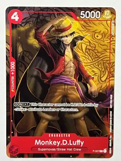Monkey.D.Luffy P-007 PROMO Tournament Pack Vol. 1 One Piece English - Image 1