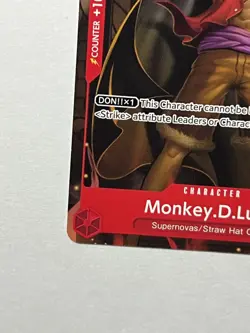 Monkey.D.Luffy P-007 PROMO Tournament Pack Vol. 1 One Piece English - Image 4