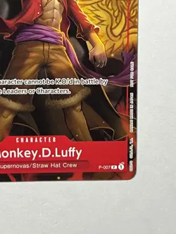 Monkey.D.Luffy P-007 PROMO Tournament Pack Vol. 1 One Piece English - Image 5