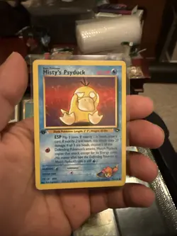 Pokemon TCG Gym Challenge Misty's Psyduck Card 90/132 Regular Common Non-Holo - Image 1