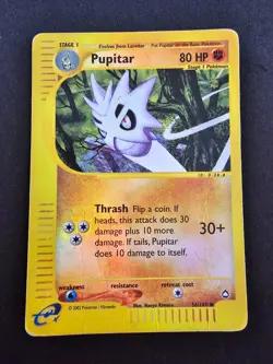 Pupitar 56/147 Reverse Holo Uncommon Aquapolis E-Card Series Pokemon TCG - Image 1