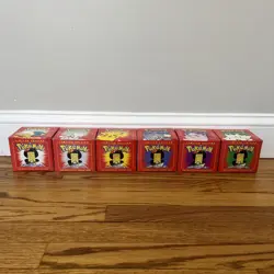 Pokemon 23k Burger King Gold Plated Trading Card Set Red Box Lot Of 6 - Sealed - Image 4