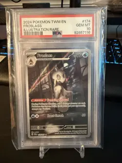 Pokemon TCG Froslass Illustration Rare Card Twilight Masquerade 174/167 PSA 10 - Image 1