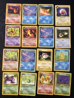 Vintage Base set pokemon card lot, 180+ 1st edition,base set2,fossil,jungle,gym - Image 1