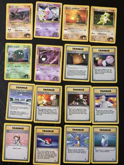 Vintage Base set pokemon card lot, 180+ 1st edition,base set2,fossil,jungle,gym - Image 2